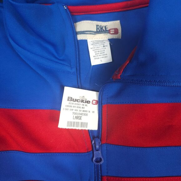 BKE Long Sleeve Full Zip Track Jacket Men's Size L Track Running NWT - Picture 4 of 6